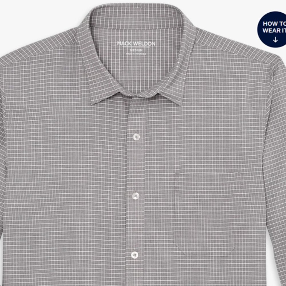 NEW Mack Weldon Men's AirFlex Shirt (Size S) - originally $118
